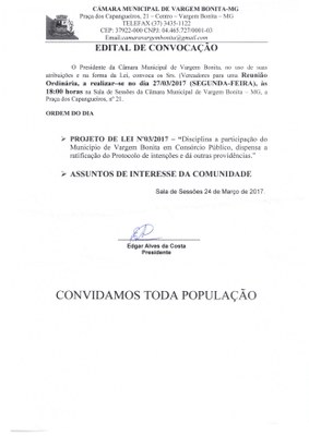 Edital de Convocação
