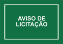 Aviso de Licitação