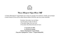 Posse da Nova Mesa Diretora Biênio 2019/2020